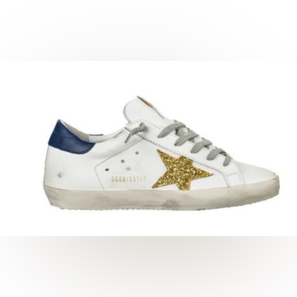 SUPERSTAR SNEAKER
WHITE/NAVY/GOLD WOMEN - Picture 1 of 8